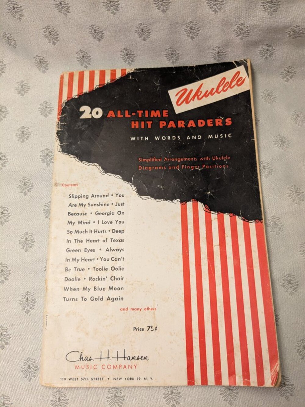 20 All-time Hit Paraders For Ukulele 1950 Songbook Sheet Music